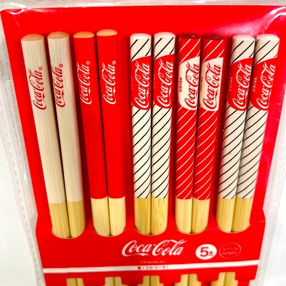 3 for $10 🐥Coca Cola 5 pairs of chopsticks - Picture 2 of 3